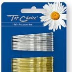 Set 30 bucati Agrafe pentru par, set tricolor, metalizat, argintiu/ auriu/ maro, Top Choice, TC23736, Top Choice