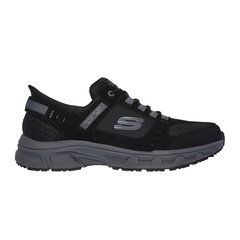 Pantofi de plasa cu garnituri de piele intoarsa pentru drumetii Oak Canyon, Skechers
