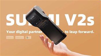 SUNMI MOBILE T5940 V2s - Wireless data POS System, V2s Android 11, 2GB + 16GB, 5MP camera, micro SD, EU 4G, NFC, 2 SAM, printer + label printer, non-GMS, SUNMI