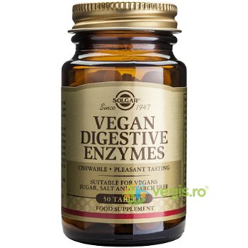 Vegan Digestive Enzymes 50tab, SOLGAR