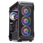 PC Gaming DRAGON Legendar Elite, Intel i5-12400F 2.5GHz, 32GB DDR4, 1TB SSD, RTX 4070 SUPER 12GB GDDR6X, Iluminare RGB, 