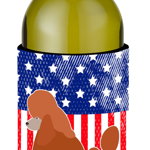 Caroline`s Treasures Royal Pudel american sticla de vin Beverge Izolator Hugger Mltcl Wine Bottle, 