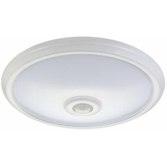 Plafoniera Cu Led Integrat Gelux 15w 1500 Lumeni, Sezor De Miscare, Alb