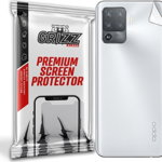 Folie protectie spate, GrizzGlass SatinSkin film spate pentru Oppo F19 Pro, Transparent, GrizzGlass