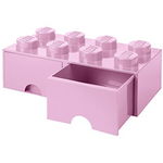 Room Copenhagen LEGO Brick Drawer 8 light pink - RC40061738, Room Copenhagen