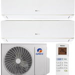 Aer conditionat Gree Multisplit Bora A5, 12000 BTU + 12000 BTU, A++/A, Wi-Fi, Inverter, Cold Plasma, Gree