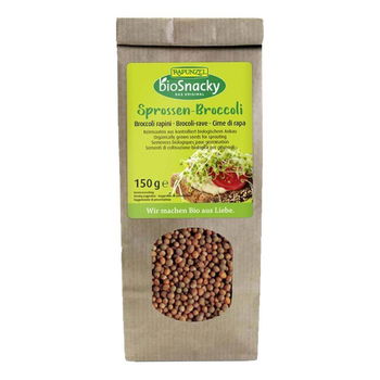 Seminte de brocoli pentru germinat, Rapunzel BioSnacky, bio, 150 g, ecologic, Rapunzel BioSnacky