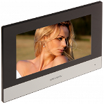 Monitor videointerfon Touch Screen TFT LCD 7 inch, conectare 2 fire, Wifi - HIKVISION DS-KH6320-WTE2, HIKVISION