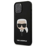 Protectie spate Karl Lagerfeld KLHCP12LSLKHBK pentru iPhone 12 Pro Max (Negru)