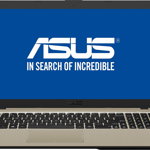 Notebook / Laptop ASUS 15.6'' VivoBook 15 X540UA, FHD, Procesor Intel® Core™ i3-7020U (3M Cache, 2.30 GHz), 4GB DDR4, 256GB SSD, GMA HD 620, Endless OS, Chocolate Black