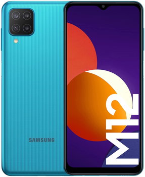 Telefon Mobil Samsung Galaxy M12, Procesor Exynos 850, PLS IPS Capacitive touchscreen 6.5inch, 4GB RAM, 64GB Flash, Camera Quad 48+5+2+2MP, 4G, Wi-Fi, Dual SIM, Android (Verde), Samsung