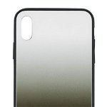 Carcasa Sticla iPhone XS Max Just Must Glass Gradient White-Black