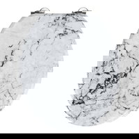 Capac wc, Cloud, din MDF, inchidere standard, alb/negru