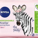 Servetele demachiante 3in1 Nivea, Toate tipurile de piele, Biodegradabil, 25 bucati, Nivea