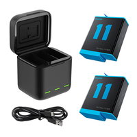 Accesoriu Camera Video Actiune pentru GoPro Hero9/Hero10 Black, Cablu USB inclus, Negru, Telesin