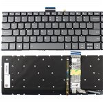 Tastatura Lenovo IdeaPad 3-15IIL05 Neagra cu Palmrest Argintiu cu TouchPad, IBM Lenovo