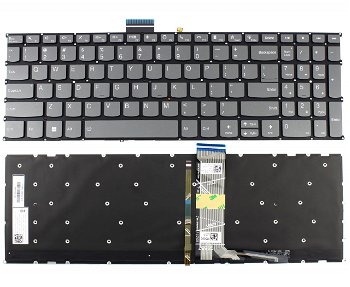 Tastatura Lenovo IdeaPad 3-15IIL05 Gri cu Palmrest Albastru cu TouchPad iluminata backlit, IBM Lenovo