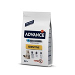 Advance Sensitive, Somon, hrană uscată pisici, sistem digestiv, 3kg, Advance