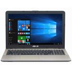 Laptop ASUS 15.6'' VivoBook X541UA, Intel Core i3-7100U , 4GB DDR4, 500GB, GMA HD 620, Win 10 Home, Chocolate Black, no ODD