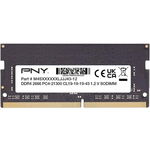 Memorie Notebook PNY, 8GB DDR4, 2666MHz, CL19, Negru