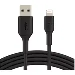 Cablu De Date\Incarcare USB-A to Lightning Cable PVC 2M Negru, Belkin