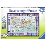 Ravensburger - Puzzle Privind lumea, 300 piese