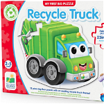 Puzzle de podea,12 piese - Camion de Reciclat | The Learning Journey, The Learning Journey