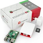 Kit de pornire, Raspberry Pi, 4 Model B, 4GB RAM, 4 x USB, Multicolor
