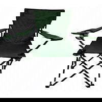 Scaun pliabil gradina, camping, pescuit, verde, max 120 kg, 50x50x80 cm, GardenLine