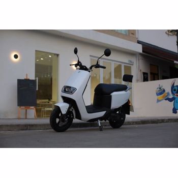 Scuter electric ECOOTER ET2, APP + GPS, Viteza maxima 45Km/h, autonomie 70-80km, motor 2000W, acumulator PANASONIC (Alb)