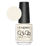 Cupio Lac de unghii Color Match - Milky White 15ml, Cupio