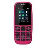 Telefon mobil Nokia 105, Dual SIM, 4 MB RAM, 2G, display TFT, 800 mAh, Pink, Nokia