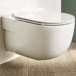 Capac vas wc, HEBE NEXO MERIDIAN, soft close slim, alb