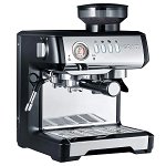  Espressor programabil Graef ESM802 Milegra, Functie rasnire, Ceai si espresso, 1600 W, Negru