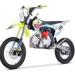 Motocicleta Cross Copii Diabolini E-starter, 125cc, 4t, Roti 14/17", Culoare Verde, Diabolini