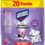 Pastile anti-molii si anti-acarieni, 20 buc, Aroxol, Aroxol