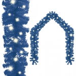 Ghirlandă de Crăciun cu becuri LED, albastru, 5 m