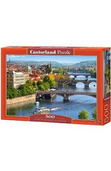 500 Piese - View of Bridges in Prague, Castor