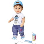 Baby Born-Fratior cu corp moale,interactiv,43cm