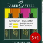 TEXTMARKER SET 3+1 1548 FABER-CASTELL, Faber Castell