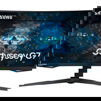 Monitor Samsung Gaming Odyssey 7 LC27G75TQSPXEN Curbat 27 inch QHD VA 1 ms 240 Hz HDR FreeSync Premium Pro &amp