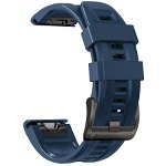 Accesoriu smartwatch Iconband compatibila cu Garmin Fenix 3/5X/3HR/5X Plus/6X/6X Pro/7X Navy Blue, TECH-PROTECT