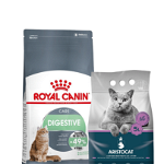 ROYAL CANIN Digestive Care hrana uscata pisica pentru confort digestiv 10 kg + ARISTOCAT Bentonite Plus Nisip pentru litiera pisicilor, din bentonita cu lavanda 5 l GRATIS