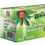 Ceai Vedda verde&menta 20x2g plicuri Ceai Vedda verde&menta 20 plicuri x 2g, Vedda