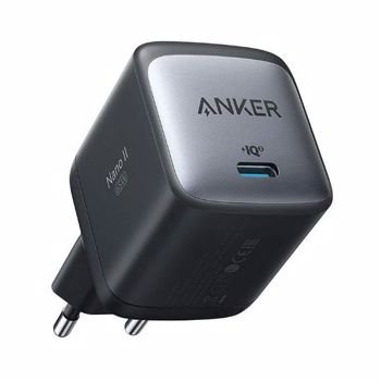Incarcator retea Anker Nano II 65W, USB-C, PowerIQ 3.0, GaN II, Negru
