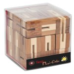 Joc logic puzzle 3d din bambus flexi-cub