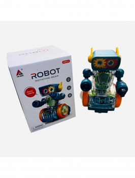 Robot cu sunete si lumini, interfata transparenta, Robot rotation gear