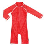 Costum de baie Fish Red marime 86-92 protectie UV Swimpy