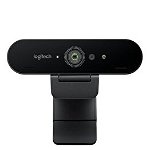 Camera Web LOGITECH Brio Stream Edition, 4K, USB, Black