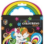 Carte de colorat cu carioci neon - Unicorn, Grafix